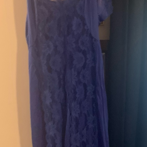 Blue long see through slip - Picture 2 of 4